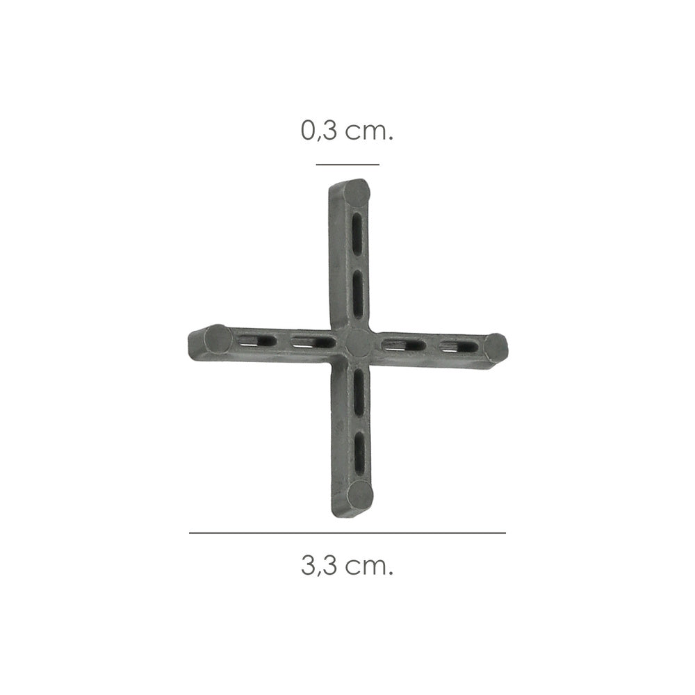 Travessas Wolfpack, 3 mm (embalagem de 250 peças)