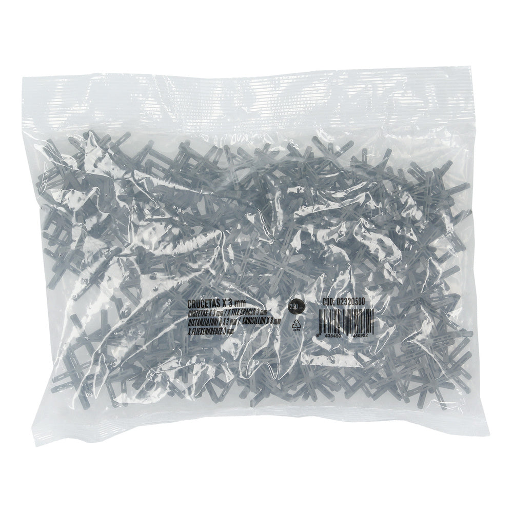 Travessas Wolfpack, 3 mm (embalagem de 250 peças)