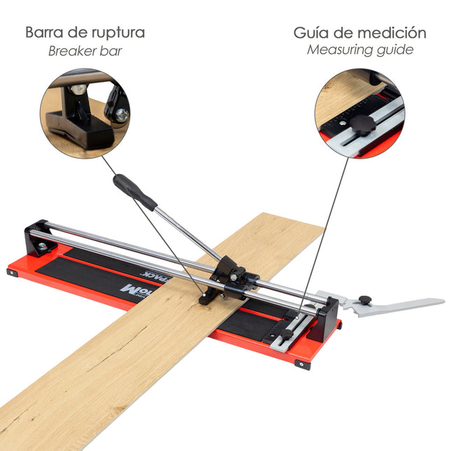 Corta azulejos profesional base acero 600 mm