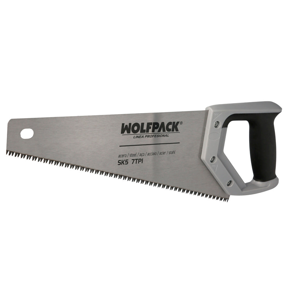 Serrote bimaterial 350 mm / 14" aço SK5 afiação tripla serra carpinteiro, serrote de carpintaria, serra de costas