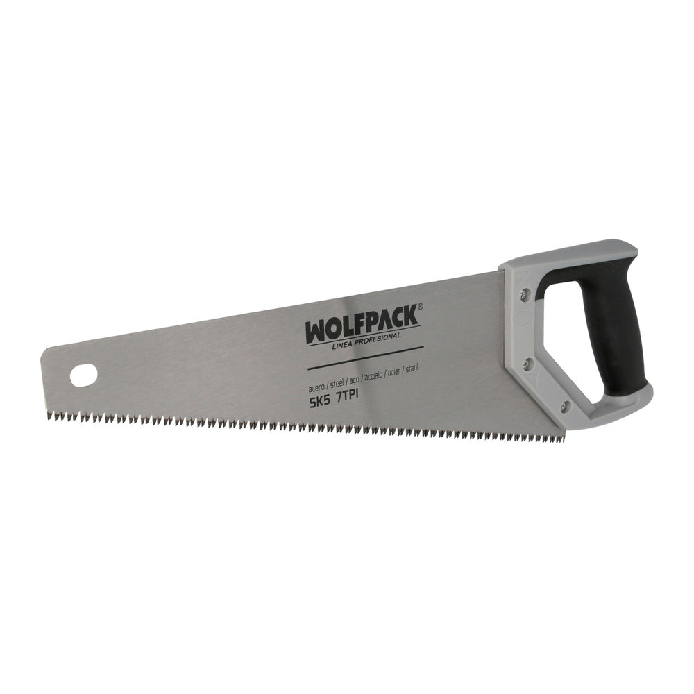 Bi-material carpenter's saw 400 mm / 16" SK5 steel triple sharpened carpenter's saw, woodworking saw, tenon saw
