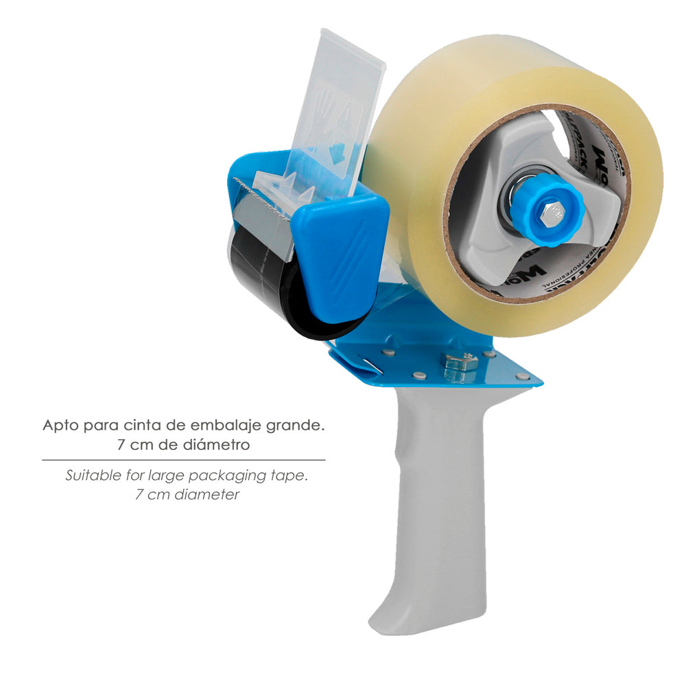 Flejadora cinta embalaje, precintadora manual, dispensador cinta adhesiva, dispensador cinta embalaje.