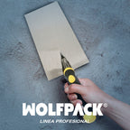 Raquete Wolfpack com cabo emborrachado 341-a / 180 mm