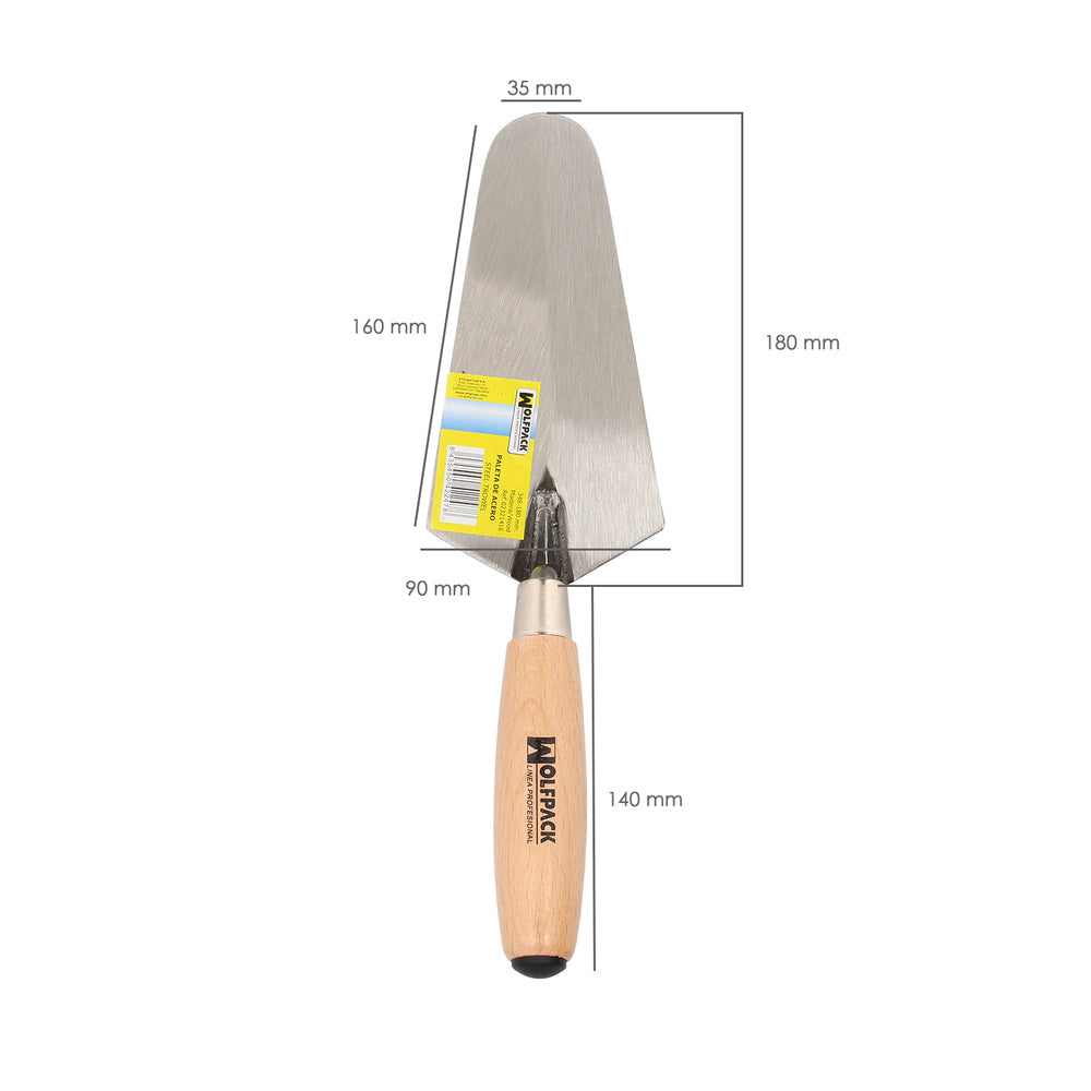 Paleta wolfpack mango madera 348 / 180 mm