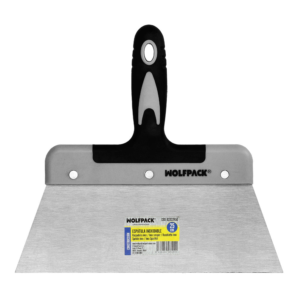 Steel spatula 250 mm TPR handle