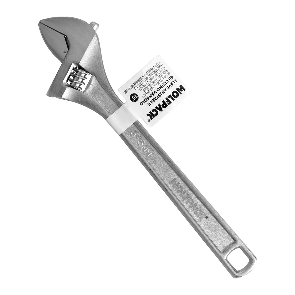 Llave ajustable plus moleta 15"