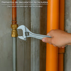 Llave ajustable plus moleta 15"