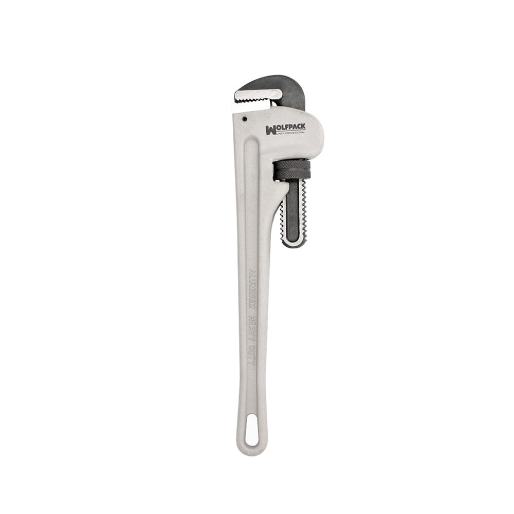 Llave stillson heavy duty aluminio 12" llave para tubos, llave plomería, llave para tuberías, llave grifa.