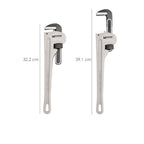 Llave stillson heavy duty aluminio 14" llave para tubos, llave plomería, llave para tuberías, llave grifa.