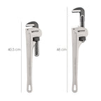 Llave stillson heavy duty aluminio 18" llave para tubos, llave plomería, llave para tuberías, llave grifa.