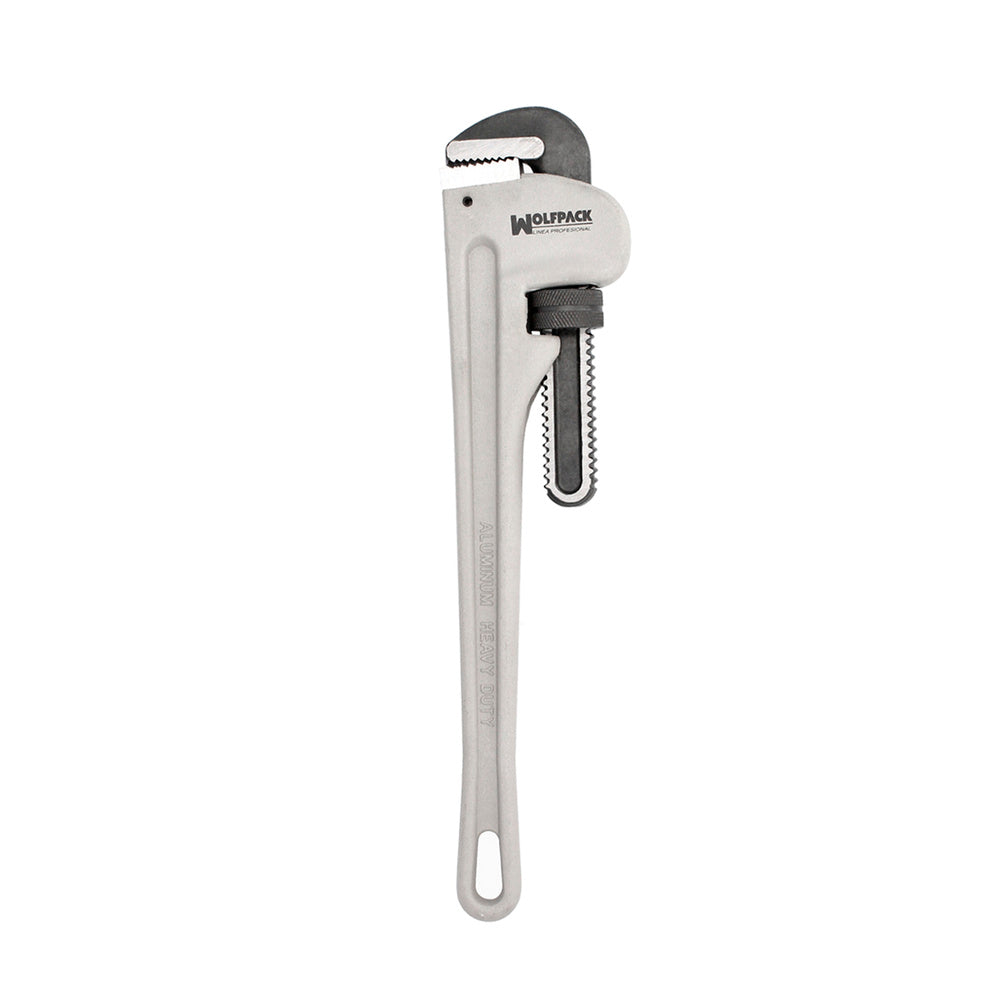 Llave stillson heavy duty aluminio 18" llave para tubos, llave plomería, llave para tuberías, llave grifa.