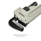 Llave stillson heavy duty aluminio 36" llave para tubos, llave plomería, llave para tuberías, llave grifa.