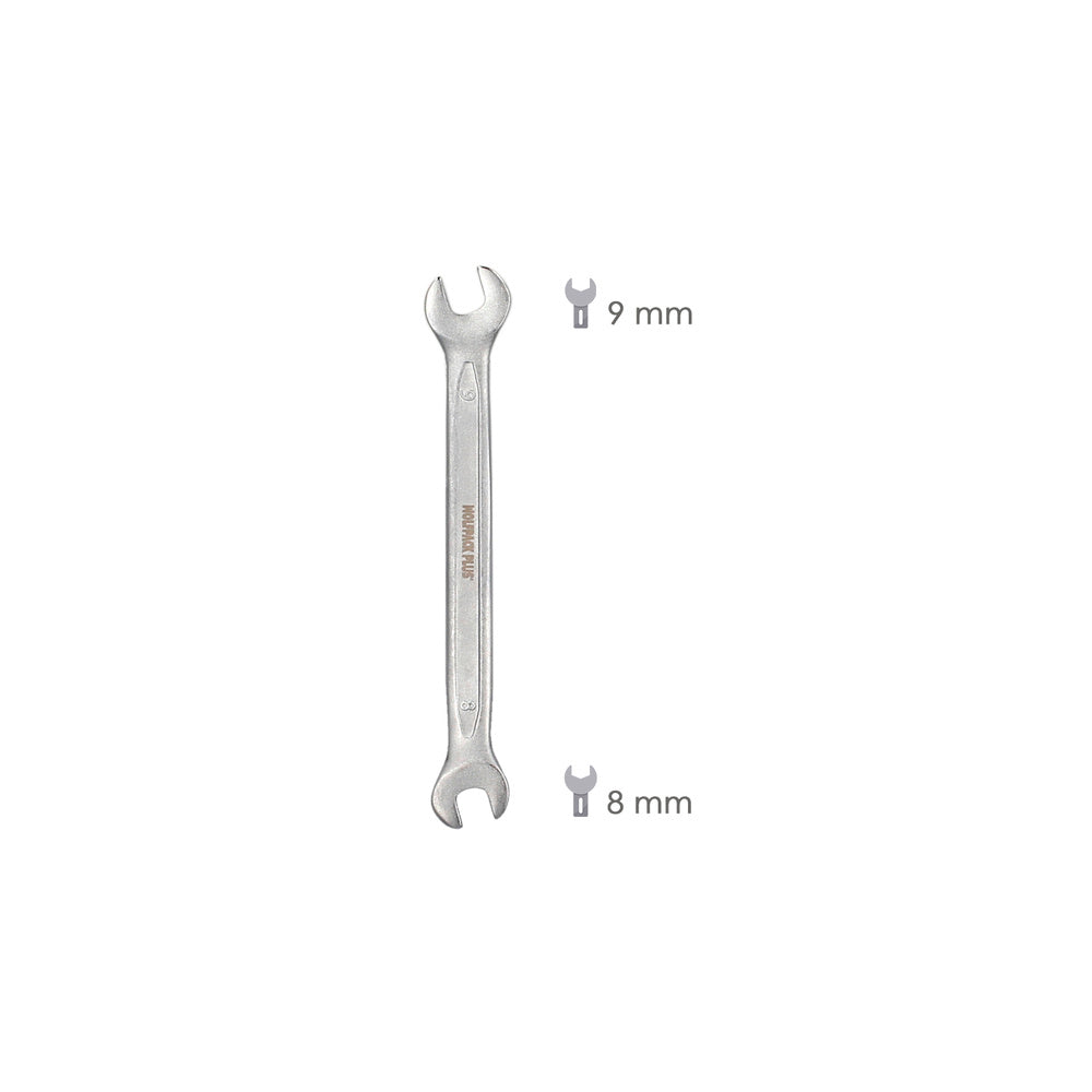 Llave fija plus acero cromo vanadio 8x9 din 3110. Llaves fijas dobles