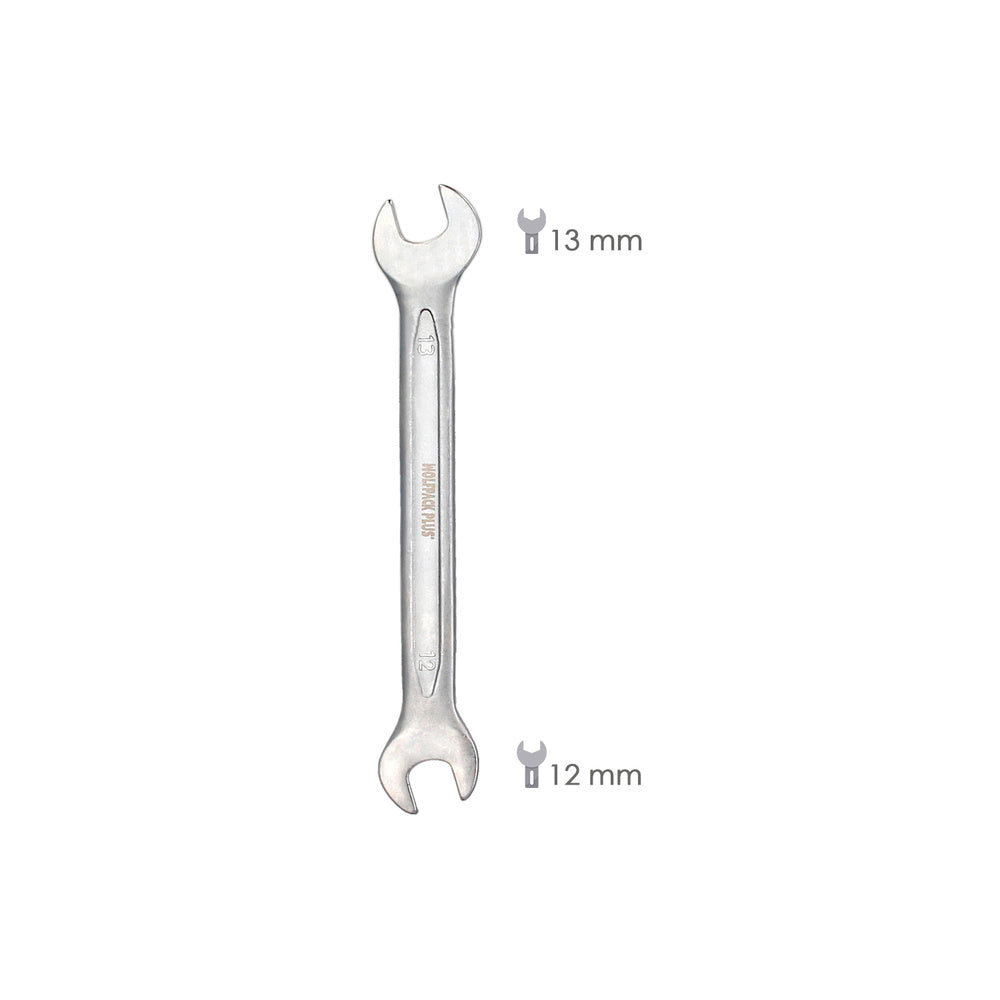 Double open-end wrench chrome vanadium steel 12x13 DIN 3110. Double open-end wrenches