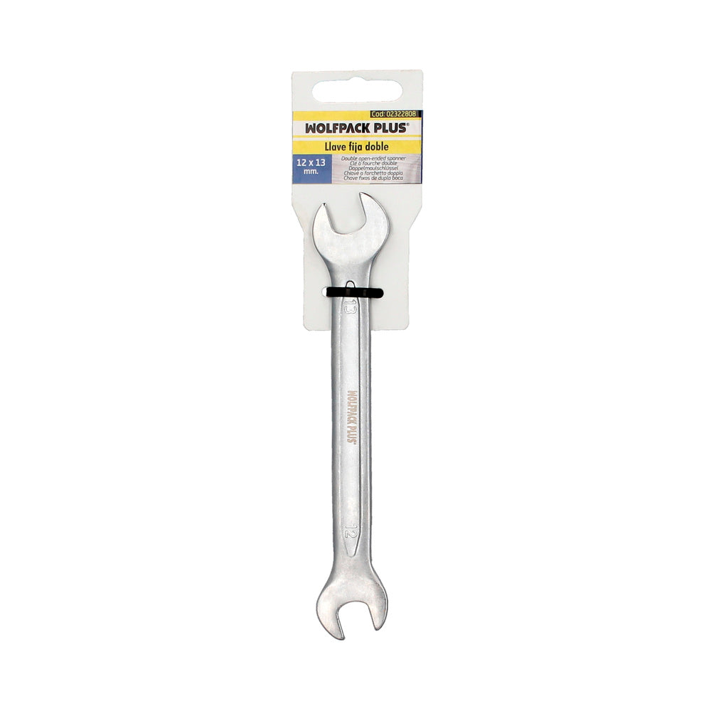 Double open-end wrench chrome vanadium steel 12x13 DIN 3110. Double open-end wrenches