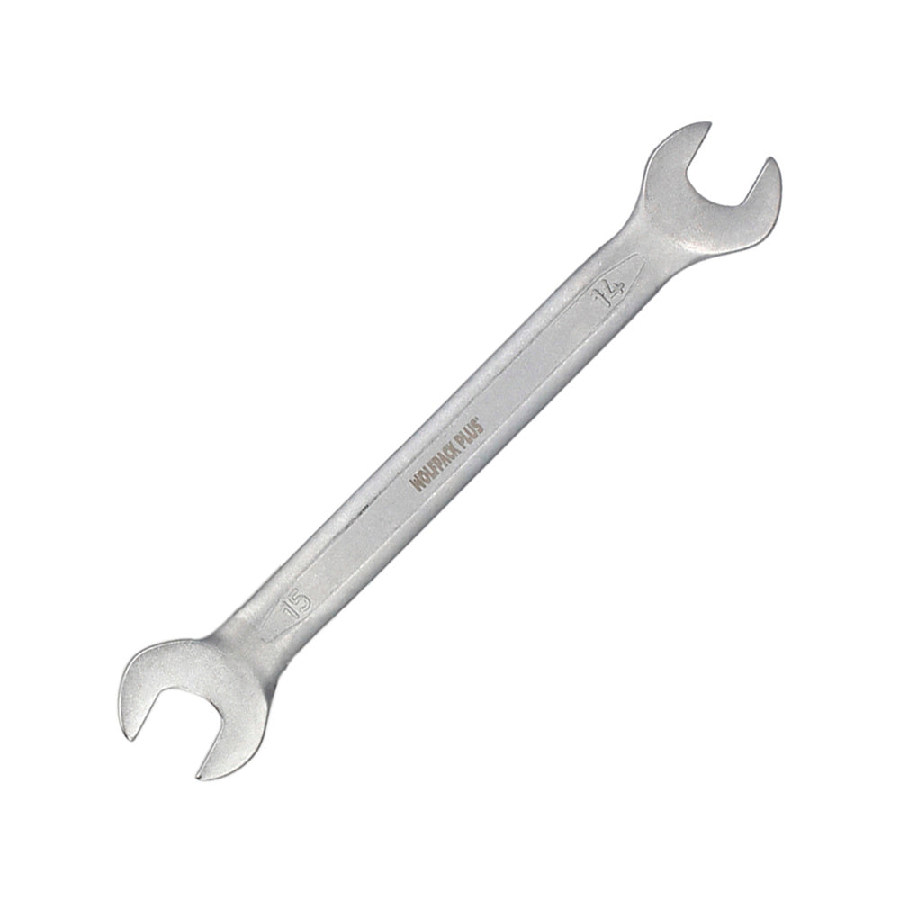 Llave fija plus acero cromo vanadio 14x15 din 3110. Llaves fijas dobles