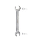 Llave fija plus acero cromo vanadio 20x22 din 3110. Llaves fijas dobles
