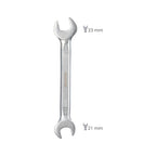 Llave fija plus acero cromo vanadio 21x23 din 3110. Llaves fijas dobles