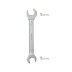 Llave fija plus acero cromo vanadio 25x28 din 3110. Llaves fijas dobles