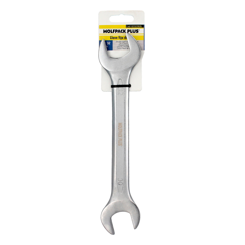 Llave fija plus acero cromo vanadio 30x32 din 3110. Llaves fijas dobles
