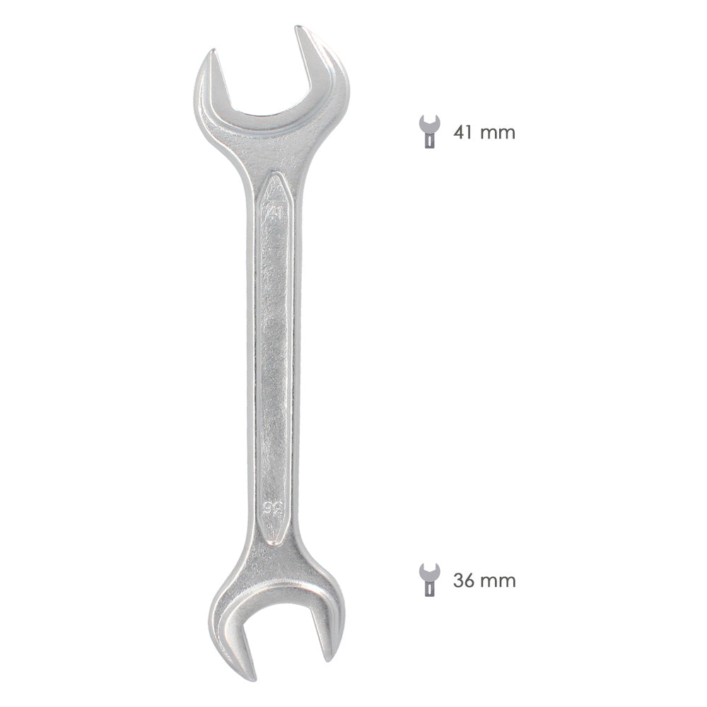 Llave fija plus acero cromo vanadio 36x41 din 3110. Llaves fijas dobles
