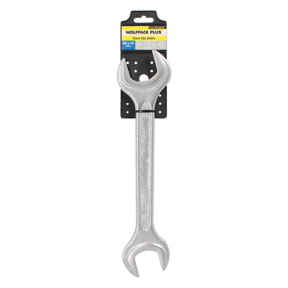 Llave fija plus acero cromo vanadio 36x41 din 3110. Llaves fijas dobles