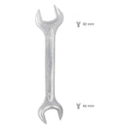 Llave fija plus acero cromo vanadio 46x50 din 3110. Llaves fijas dobles