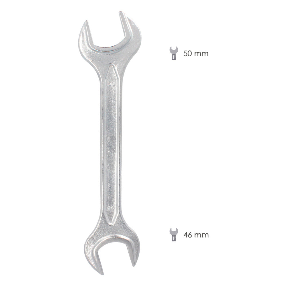 Llave fija plus acero cromo vanadio 46x50 din 3110. Llaves fijas dobles