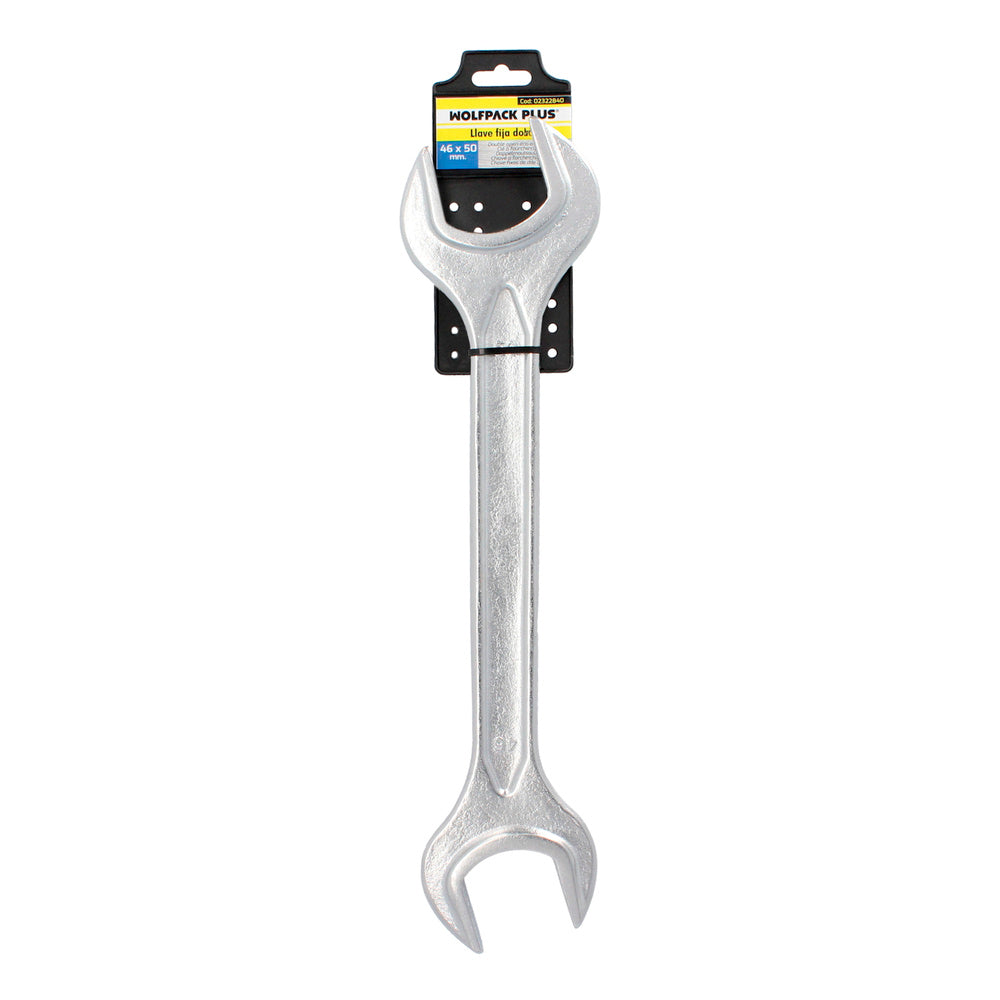 Llave fija plus acero cromo vanadio 46x50 din 3110. Llaves fijas dobles