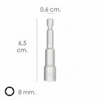 Magnetic Nut Driver 8mm (2 pieces)