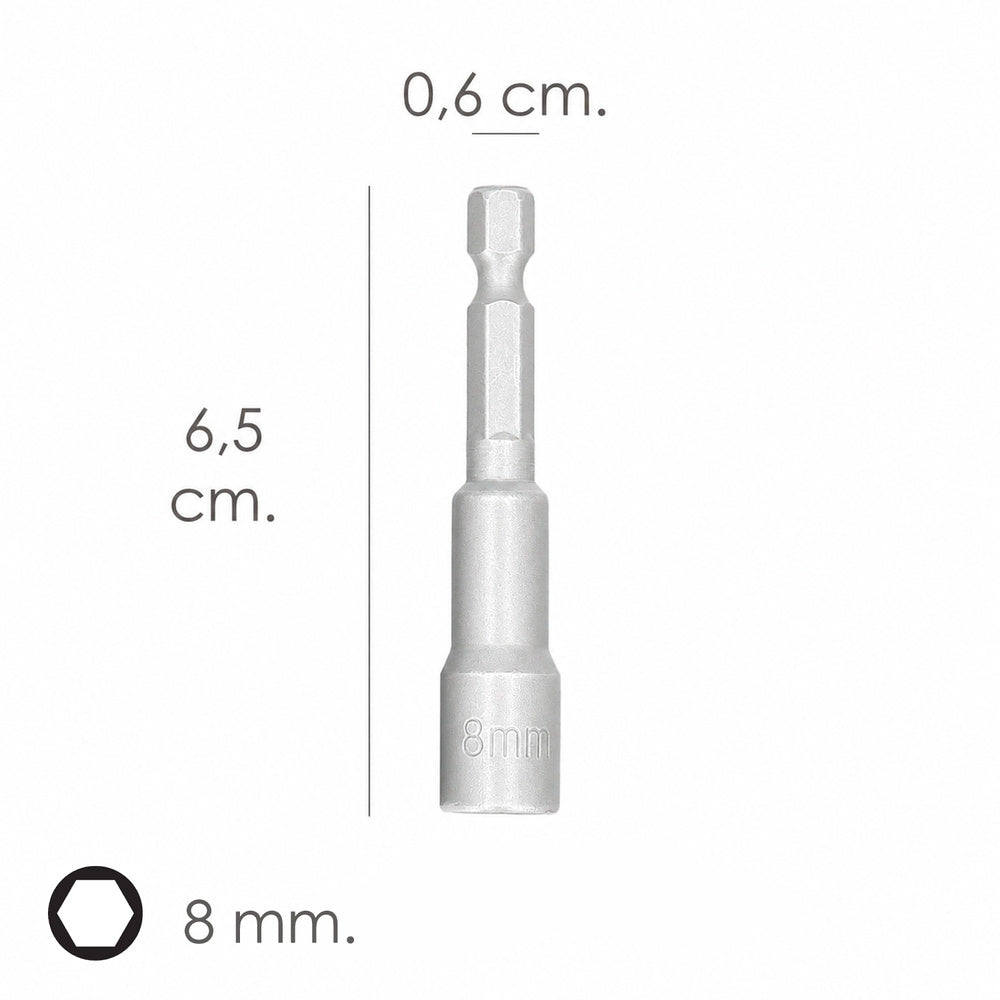 Magnetic Nut Driver 8mm (2 pieces)