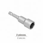 Llave vaso magnética 13 mm (2 piezas)