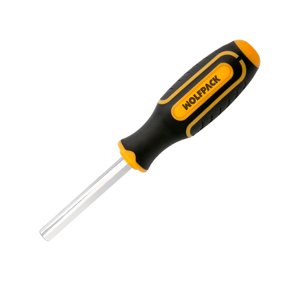 Juego puntas con destornillador 1/4" 122 pza. Con adaptador. Cromo vanadio, kit llave combinada, kit carraca,