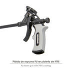Pistola para espuma poliuretano recubrimiento integro ptfe  (interior y exterior) pistola calafatear, rellenar, sellar