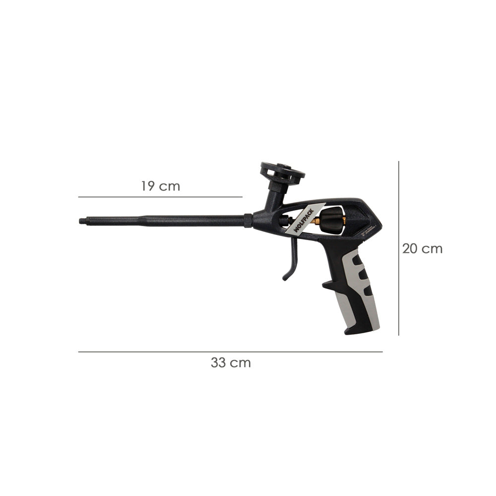 Pistola para espuma poliuretano recubrimiento integro ptfe  (interior y exterior) pistola calafatear, rellenar, sellar