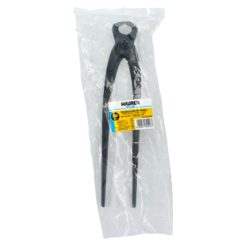 Tenazas rusas profesionales plus din/iso 9242 cromo vanadio negra   10"