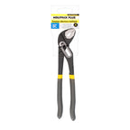 Tenazas apertura múltiple negra 250 mm mangos plastificados din 8976. Pico de loro, alicates extensibles, tenazas fontanero