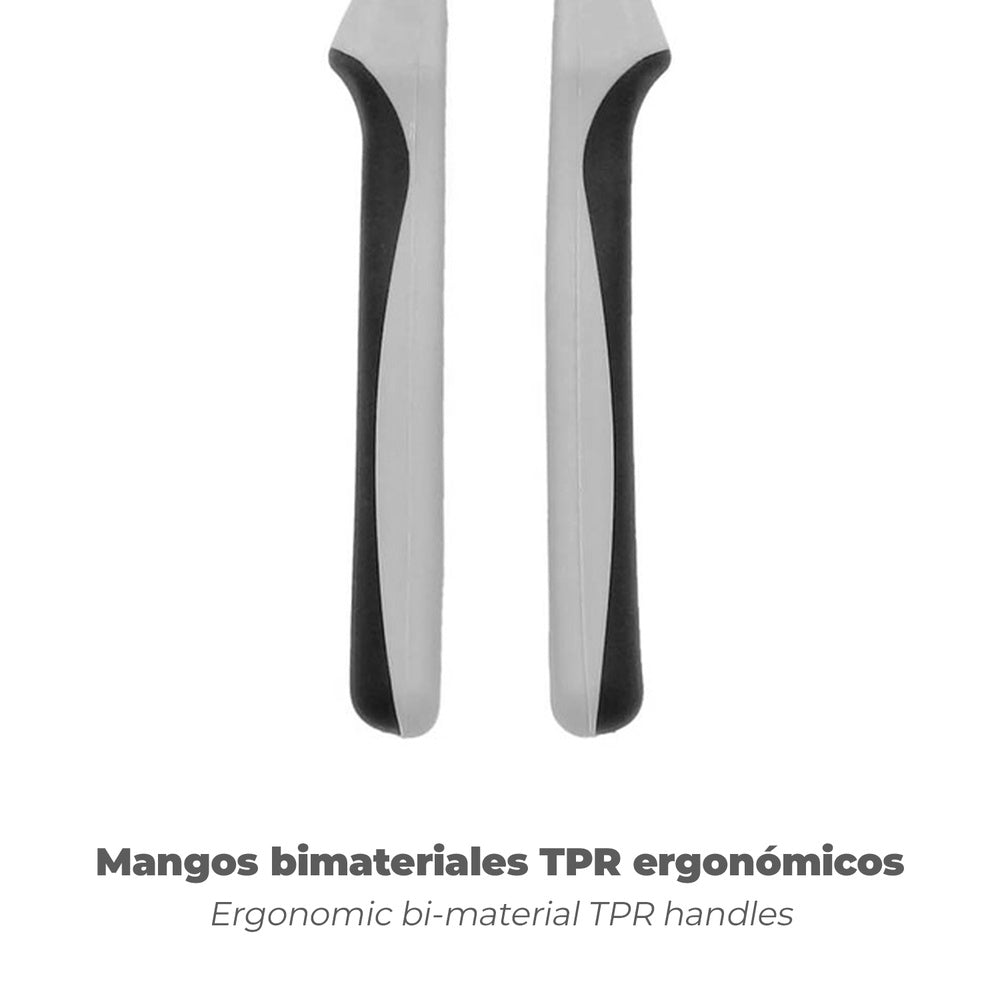 Tenazes de abertura múltipla pretas plus 250 mm cabos em borracha din 8976. Alicate tipo papagaio, alicate extensível, tenazes de canalizador