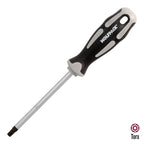 Chave de fendas torx inviolável aço S2 punho TPR bimaterial. Medida T40 x Ø 8,0 x 125 mm