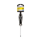 Chave de fendas Pozidriv aço S2 cabo TPR bimaterial. Medida PZ 0 x Ø 3,0 x 75 mm DIN5262.