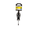 Chave de fendas pozidriv aço S2 cabo TPR bimaterial. Medida PZ1 x Ø 5 x 38 mm DIN 5262.