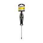 Chave de fendas pozidriv aço s2 cabo tpr bimaterial. Medida pz 1 x ø 5 x 100 mm din5262.