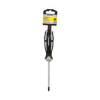 Chave de fendas pozidriv aço s2 cabo tpr bimaterial. Medida pz 2 x ø 6 x 100 mm din5262.