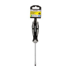 Destornillador plano estampado acero s2 mango tpr bimaterial. Medida 1,0 x ø 5,5 x 100 mm  din5265