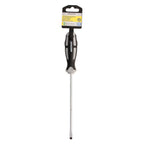 Destornillador plano estampado acero s2 mango tpr bimaterial. Medida 1,0 x ø 5,5 x 150 mm  din5265
