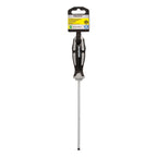 Flathead screwdriver, S2 steel, TPR bi-material handle. Size 1.0 x ø 5.0 x 150 mm, DIN 5265