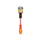 Destornillador plano aislado certificado vde 1.000 v. Medida 0,6x ø 3,0 x 100 mm destornillador seguridad electricista