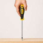 Destornillador mango bimaterial boca estampada 5x125 mm destornillador plano, cromo vanadio,