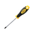 Destornillador mango bimaterial phillips nº 0 / 75 mm destornillador plano, cromo vanadio,