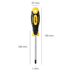 Destornillador bimaterial phillips nº 1 / 100 mm